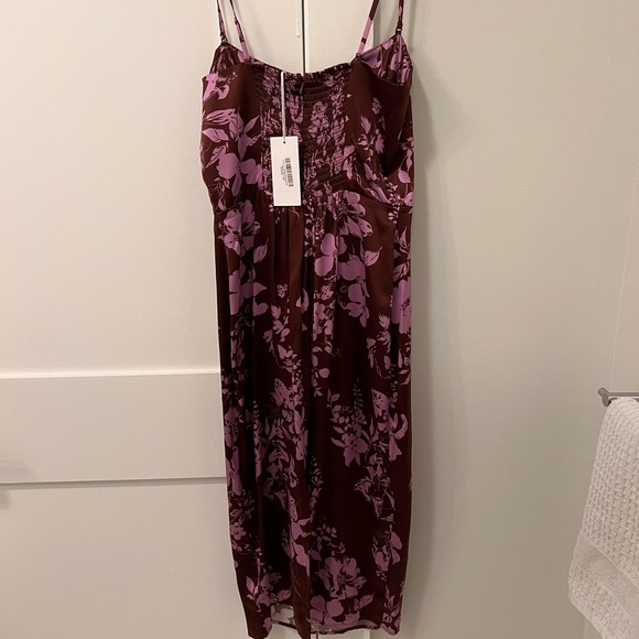 NWT Reformation Oaklie Silk Dress - Picture 5 of 11